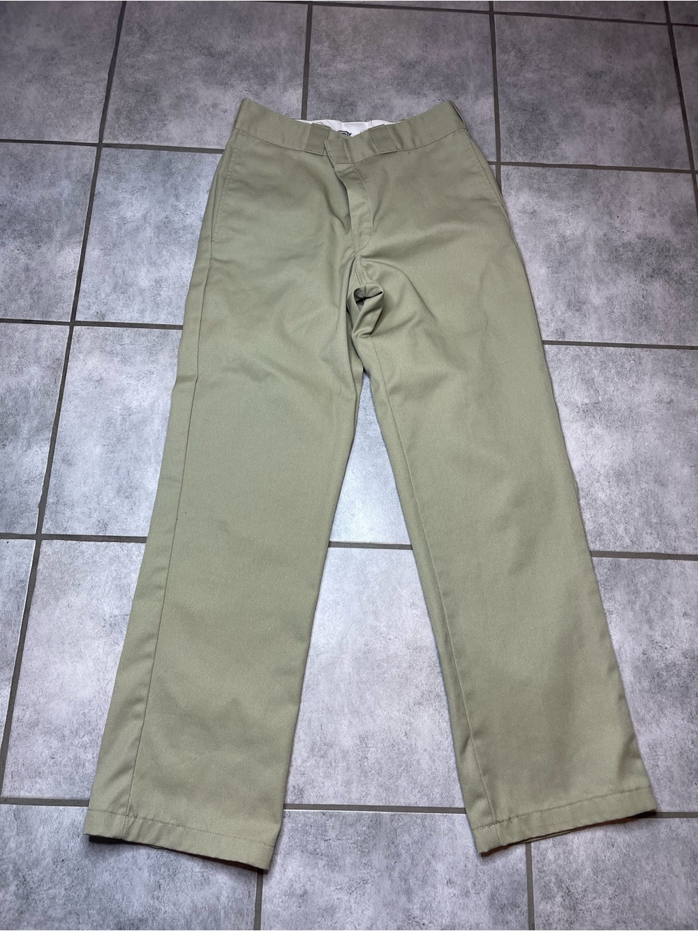 Dickies Men's Straight Work Chinos - khaki